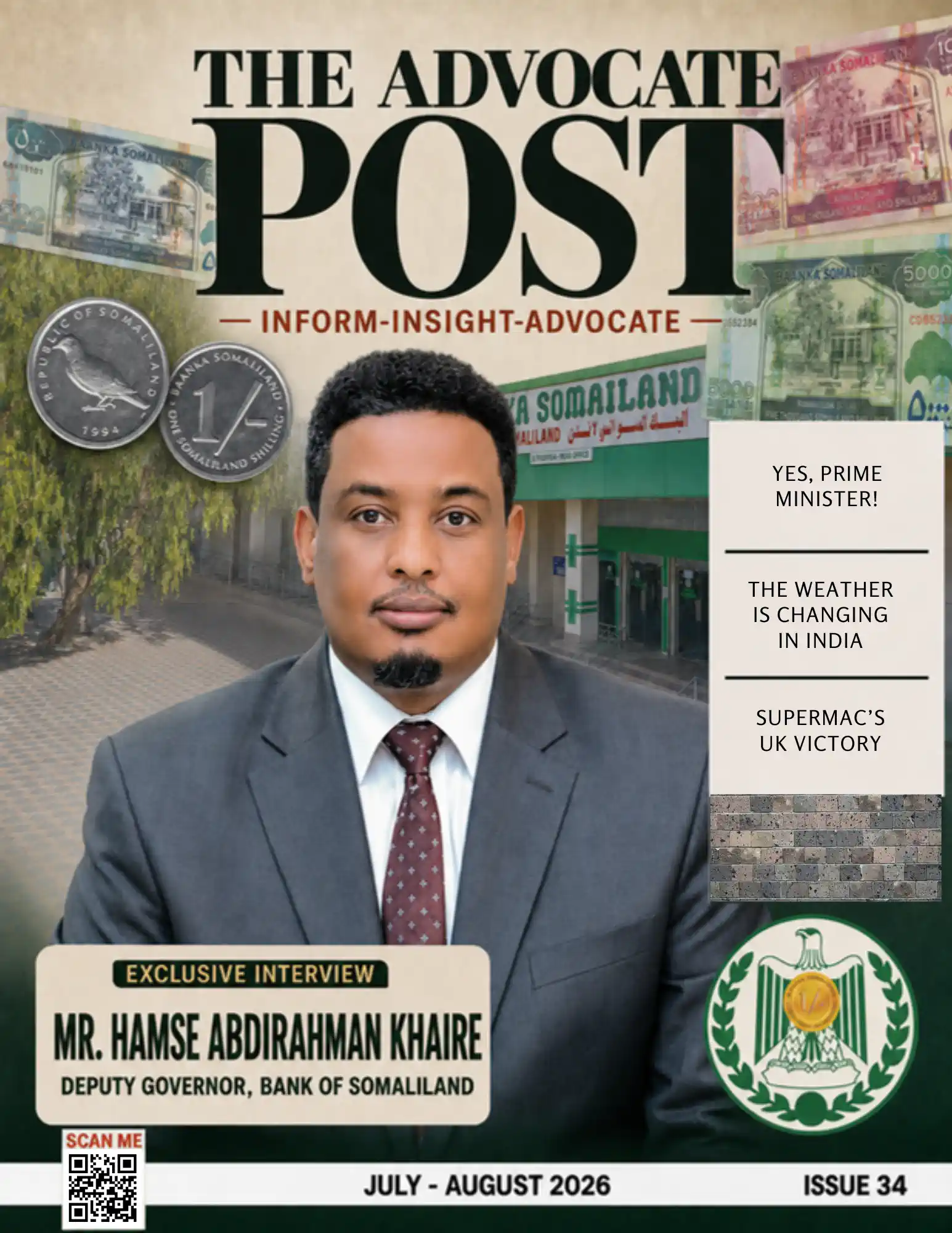 The Advocate Post Issue 34 JULY - AUGUST 2026 Cover Page