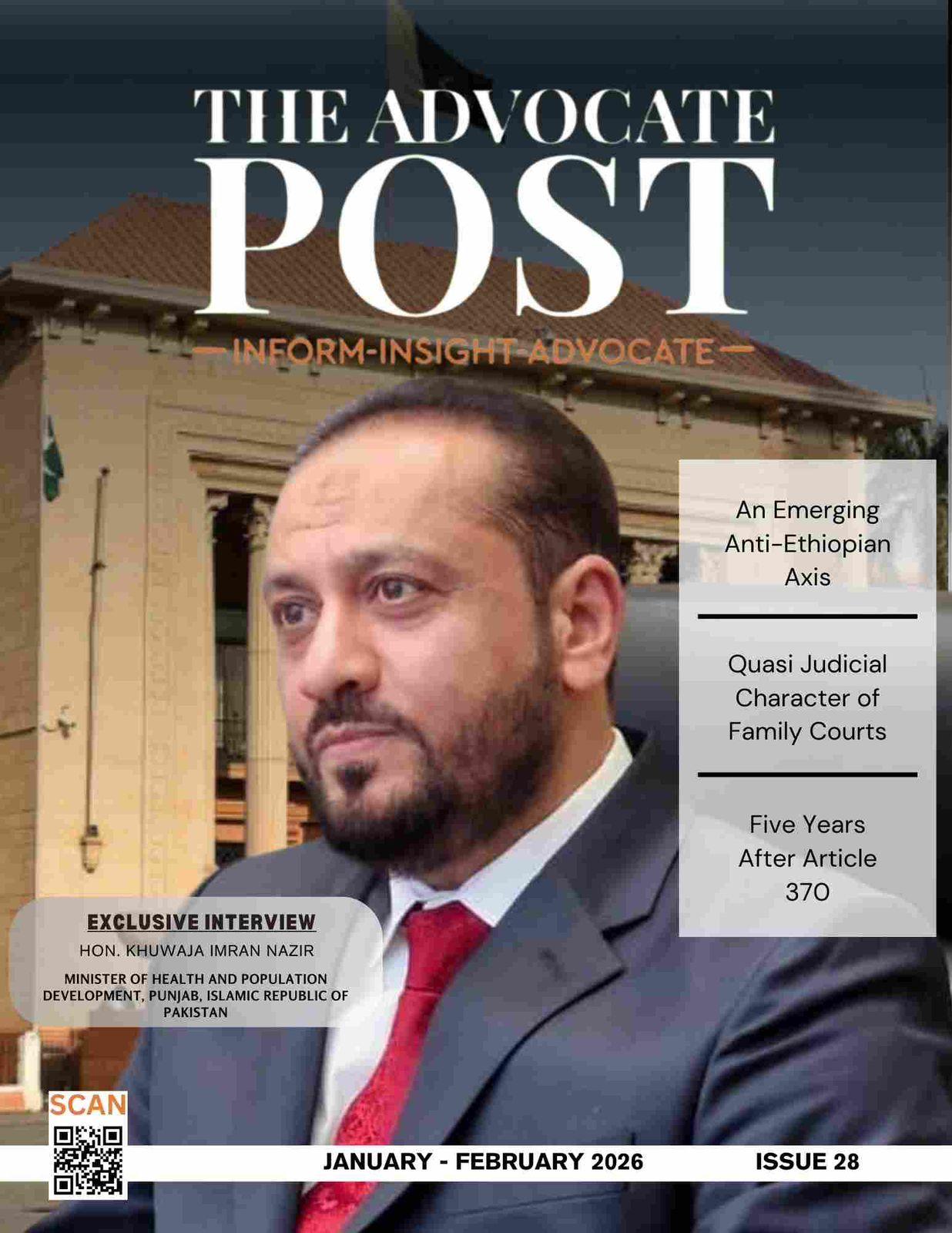 The Advocate Post Issue: 28 January - February 2026