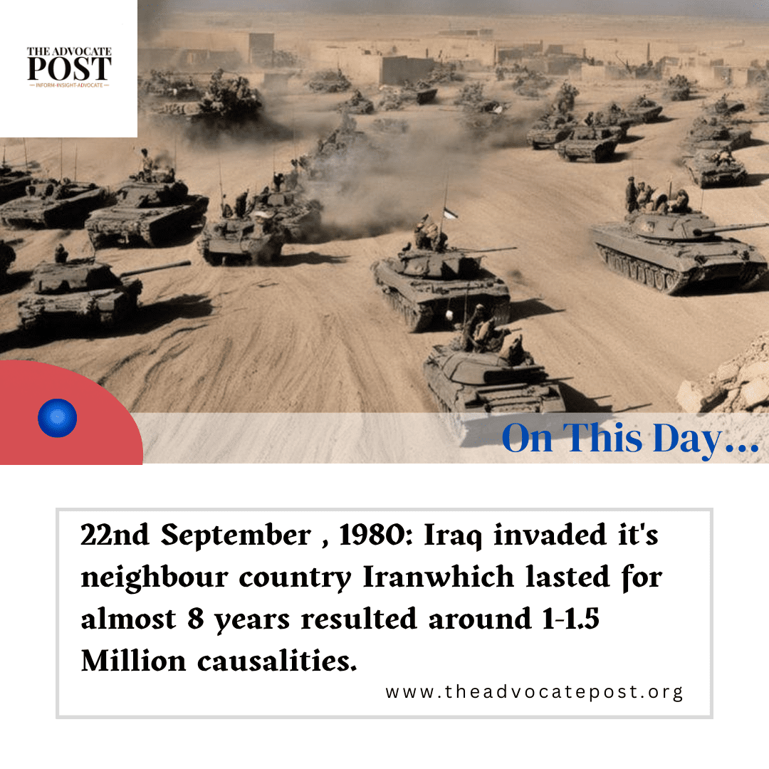 Read more about the article 22nd September 1980: The Outbreak of the Iran-Iraq War