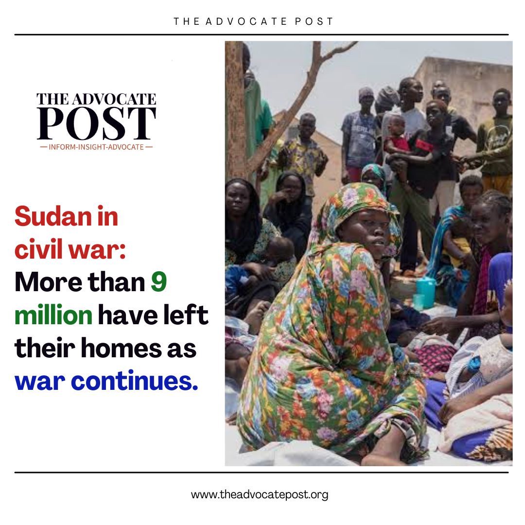 Read more about the article Sudan in civil war: More than 9 million have left their homes as war continues