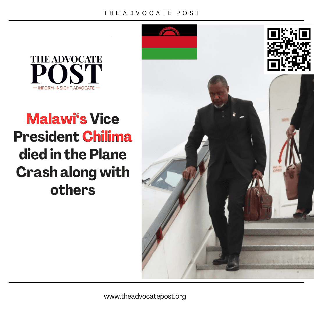 Read more about the article Malawi’s Vice President Chilima died in the Plane Crash along with others