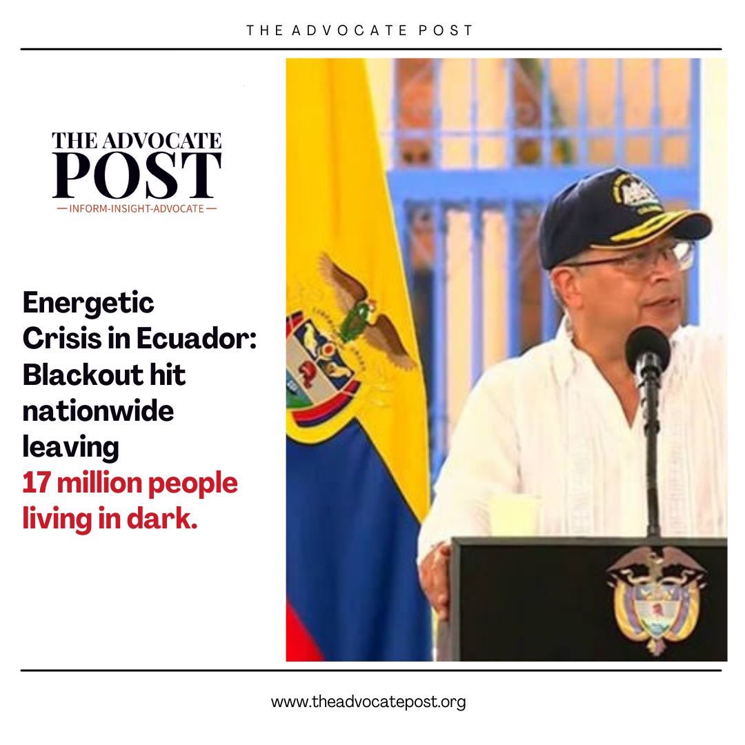 Read more about the article Energetic Crisis in Ecuador: Blackout hit nationwide leaving 17 million people living in dark