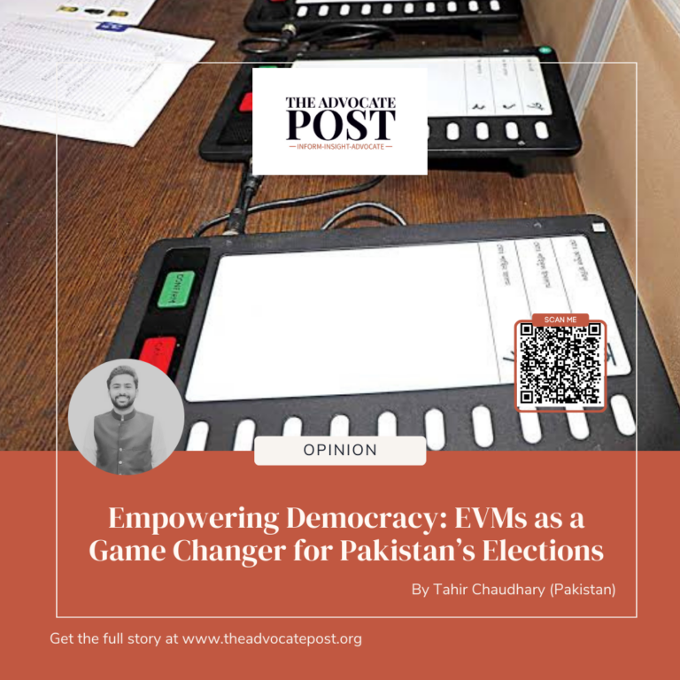 Empowering Democracy EVMs as a Game Changer for Pakistan’s Elections
