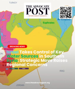 Israel Takes Control of Key Water Sources in Southern Syria: Strategic Move Raises Regional Concerns