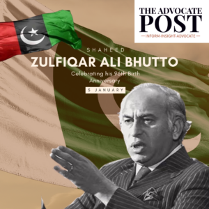 96th Birth Anniversary of Zulfiqar Ali Bhutto