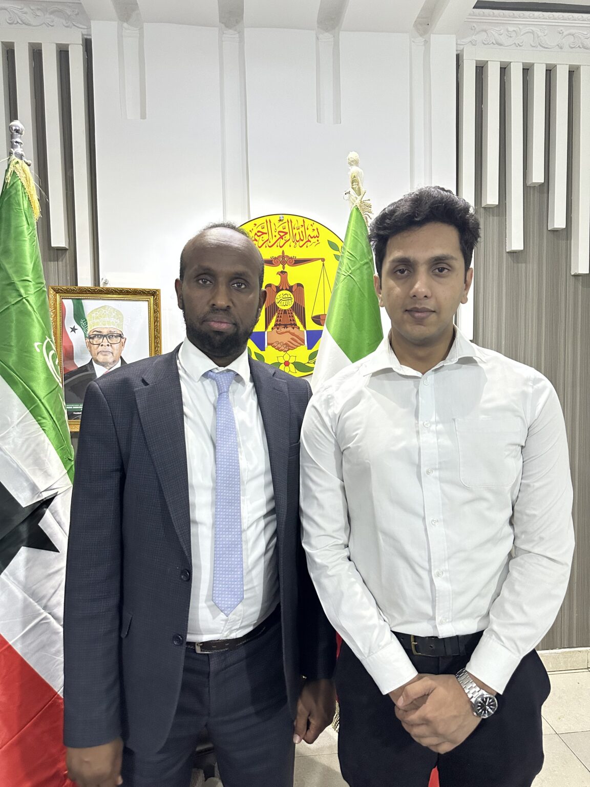 Abdul Rafay Afzal Meets Somaliland’s Director General of Information to ...