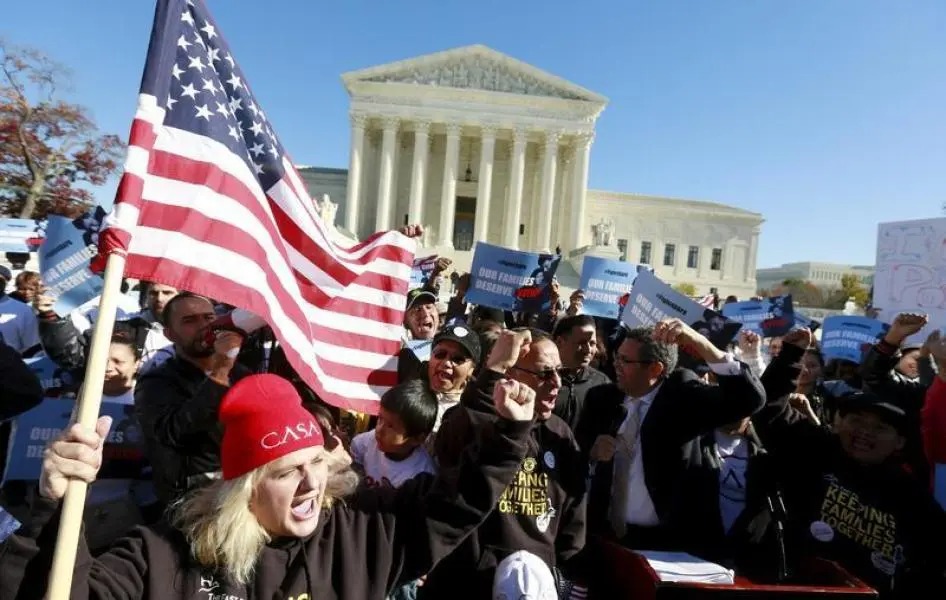 US Immigrants Protest