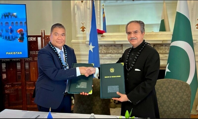 Micronesia Pakistan Established Ties