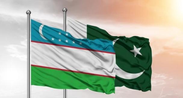 Pakistan Uzbekistan Flags