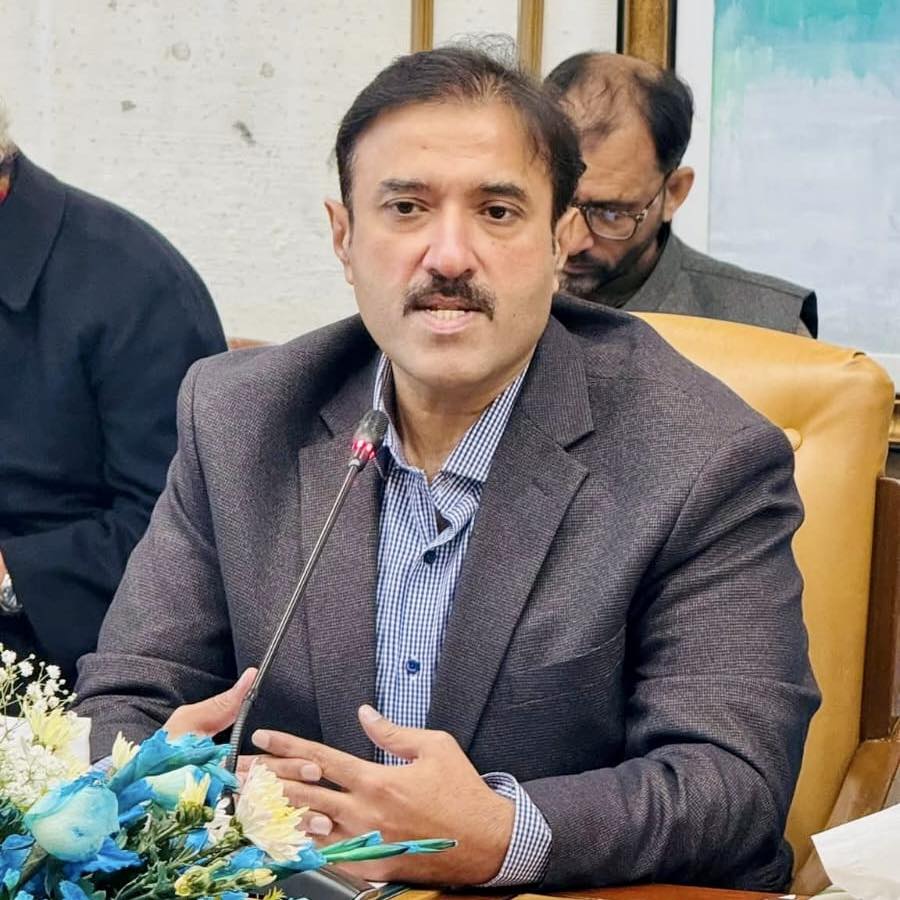 Zeeshan Rafique Portrait Minister of Local Government and Community Development Punjab Pakistan
