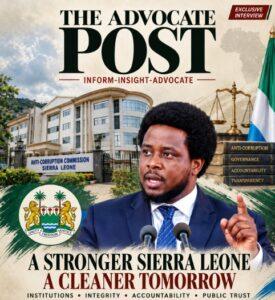 Exclusive Interview Commissioner of Anti Corruption Commission of Sierra Leone